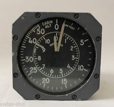 Kollsman Dual Indicator- Altitude & Diff Pressure- As Removed; P/N-B3109710-001 picture