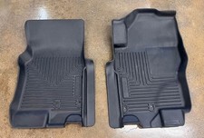Husky WeatherBeater Front Floor Liners 2pc Fit 2022-2027 Nissan Frontier Black picture