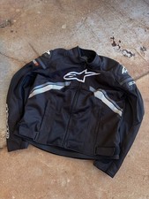 Alpinestars T-GP Plus R V3 Air Jacket Mens XL Black Mesh Motorcycle Jacket picture