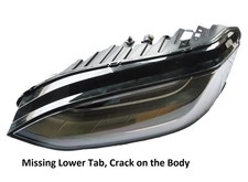 2017-2021 Tesla Model X Left Driver LED Upper Level Headlight 1034314-00-F OEM picture
