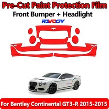 8.5Mil PreCut Front Bumper PPF Kit Film For Bentley Continental GT3-R 2015-2015 picture
