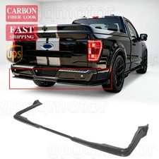 For Ford F-150 Super Snake Shelby 2021-24 MX Style Carbon Painted Rear Splitters picture