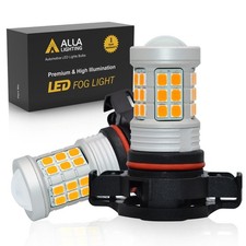 LED PSY24W PY24W Amber Yellow Front Blinker Bulbs DRL for 19-21 Jeep Renegade picture