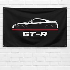 For Nissan GT-R 2007-2012 Enthusiast 3x5 ft Flag Banner Birthday Gift picture