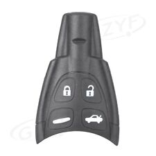 Car Black 4-Buttons Key Fob Shell Case Cover fit Saab 9-3 Sport Sedan 2003-2011 picture