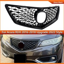 For Acura RDX 2016-18 Gloss Black Front Bumper Grille Assembly 2022 Style Grill picture