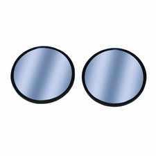 2 BLUE TINTED CONVEX SPOT MIRROR picture