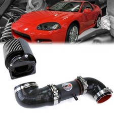 HPS Black Shortram Air Intake Heat Shield Kit For 91-99 Mitsubishi 3000GT picture