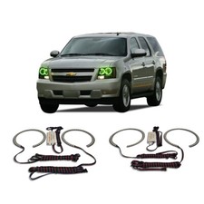 Bright Green Angel Eye Headlight Halo kit for Chevrolet Tahoe 07-13 picture