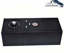 19 Gallon Aluminum Top Feed Fuel Cell Gas Tank+Cap+Level Sender 72L Black picture