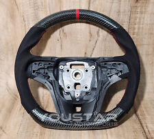 RED EDITION GENUINE CARBON Alcantara Steering Wheel for Chevrolet Camaro 12-15 picture