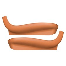 For Chevy Monte Carlo 70-72 RESTOPARTS Bucket/Strato Bench Seat Base Slides, Tan picture