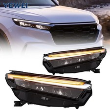 Pair Fit 2023 2024 2025 2026 Honda CRV Sport Full LED Headlight Right+Left Front picture