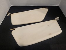 65 THRU 67 VW BEETLE ORIGINAL SUNVISORS PATINA WHITE VOLKSWAGEN picture