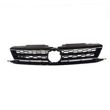 FITS 2015-18 VW MK6 Jetta Front W/ Chrome Trim Mesh Honeycomb Grille picture
