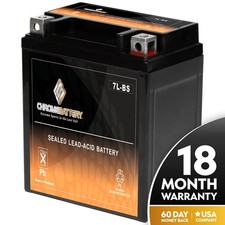 YTX7L-BS High Performance - Maintenance Free - Sealed AGM Motorcycle Battery picture