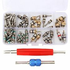102X R134a Car A/C Air Conditioning Valve Cores Auto Air Con Tool Kit 1/4 5/16 picture
