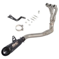 For Yamaha MT-09 XSR900 FZ09 2024-26Full Exhaust System Muffler Header PipeBlack picture