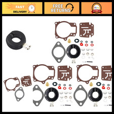 3-Pack Carburetor Repair Kits for Johnson Evinrude 396701 - Boat Engine Parts picture
