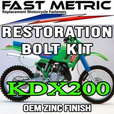 1989-1994 Kawasaki KDX 200 Restoration Bolt Kit in Zinc Plated Finish | SAVE $$$ picture