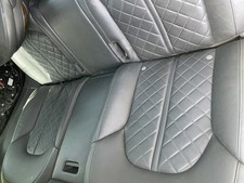 LEATHER Diamond SEAT SEATS SET BLACK 74K 11-17 AUDI A8 S8 4.0T D4 picture