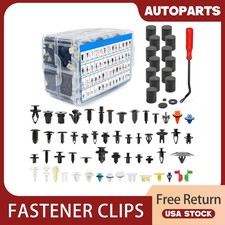 1501PCS Car Retainer Clips Auto Panel Trim Fasteners Push Pin Rivet Bumper Kit picture