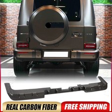 For 19-2023 Mercedes-Benz W464 W463 G63 Rear Bumper Diffuser Lip DRY CARBON picture