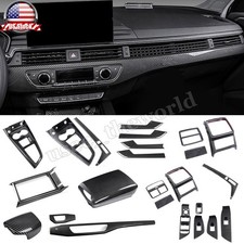 Carbon Fiber Car Interior Accessories Trim Cover For Audi A4L A4 A5 2017-2025 picture