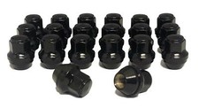 2015-2025 14x1.5 Black OEM Factory Style Lug Nuts for Ford Mustang Stock Wheels picture
