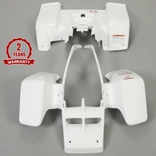One Set White Front & Rear Fender Plastic Body For Yamaha Banshee 350 1987-2006 picture