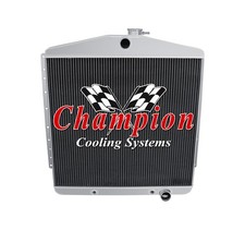 SR Champion 3 Row Radiator for 1954 - 1956 Oldsmobile 88 Chevy Conversion picture