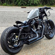 Motorcycle Solo Seat Saddle with Spring Base For Harley Sportster XL 1200 883 48 picture