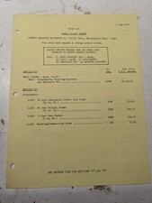 JOHNSON WORK HORSE PRODUCTS L-100 LOADER TRACTOR PRICE LIST 1972 ATTACHMENT picture