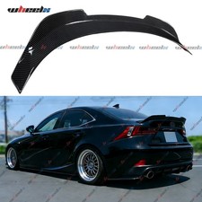 FOR 14-20 LEXUS IS200T IS300 IS350 PSM STYLE CARBON FIBER HIGHKICK TRUNK SPOILER picture
