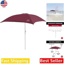Durable Taylor Made Anchorshade III Boat Shade Burgundy 6'x6' Fiberglass picture