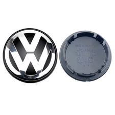 4Pcs 69mm VW Center Caps Fit Volkswagen Golf Jetta Golf Tiguan Passat EOS CC picture
