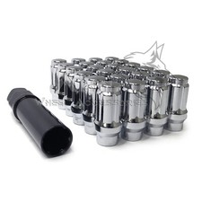 27 Chrome ET Spline Lug Nuts 12x1.5 Fits Toyota 4Runner Tundra FJ Tacoma + Key picture