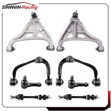For 2006-2008 Lincoln Mark LT 8Pc Lower Control Arm Ball Joint Outer Tie Rod End picture