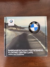 BMW Floating Center Caps - Blue & White picture