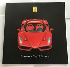 2003 Ferrari Enzo NAIAS Press Brochure 24pages 575M Maranello 456M 360 Challenge picture