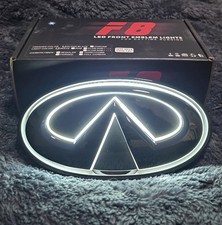 2018-2025 INFINITI Q50 LED WHITE EMBLEM GLOSS BLACK picture