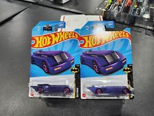 PAIR OF 2 2023 Hot Wheels 5/5 Batman The Animated Series Batmobile DC 169/250 X2 picture