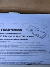 New Tempress Access 1115 Slam Hatch with Lock 11