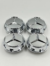 4pcs Mercedes Benz Maybach C63s E63s CLS63s AMG Chrome Center Caps Screw On 60mm picture