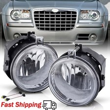 For 2005-2010 Chrysler 300 C/ 08-09 Caliber SRT-4 Pair Fog Lights Lamps W/Bulbs picture