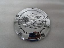 99-17 Harley Davidson Softail Dyna Touring Chrome Flames Collection Derby Cover picture