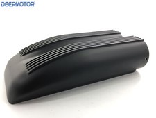 Aluminum Finned Top Shotgun Intake Air Scoop Single & Dual Carbs Setup Black picture
