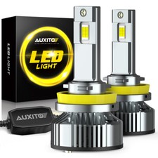 AUXITO H11 LED Headlights Kit Low Beam Bulb Super Bright 6500K White 24000LM Y19 picture