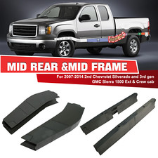 Mid & Mid-Rear Frame for 2007-2014 Chevy Silverado & Sierra 1500 Ext & Crew Cab picture