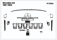 Wood Look Dash Trim Kit for Mercedes CLK 1997-2003 Auto PanelInterior Kit picture
